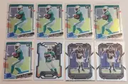 2023 De'Von Achane 26 Card Rookie Lot Prizm, Optic Dolphins NM or better