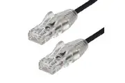 0.5m StarTech Slim CAT6 Snagless Patch Cable Black