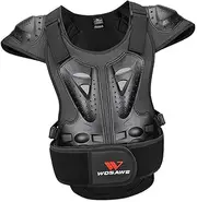 Motorcycle Motocross Protective Vest Jacket Enhanced Back Chest Shoulder Armor