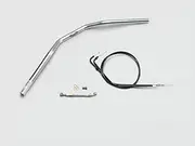 H031-042C Superbike LOW Handle Set, Chrome Plated