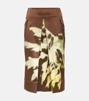 [Jacques Wei] Jacques Wei Printed midi skirt AU 8 multicoloured