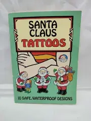 Vintage 1998 Santa Clause Temporary Tattoos