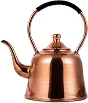 Amagogo Tea Kettle 2.8L Handmade Copper Teapot for Induction Hob Stovetop Gas Stoves