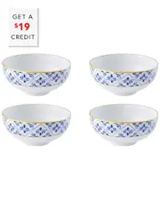 Vista Alegre Transatlantica Soup Bowls (Set Of 4) with $19 Credit