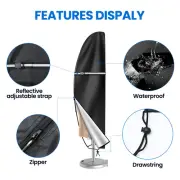 Neverland Outdoor Garden Sunshade Umbrella Cover Sun Umbrella Parasol 205cm AU