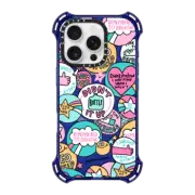 iPhone 16 Pro Bounce Case MagSafe Compatible Self Care Stickers