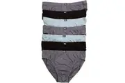 Mens Rio 7 Pairs S*xy Hipster Bikini Brief Cotton Underwear Jocks Black Briefs