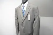 Haggar Custom Fit Tic Weave 2 Piece Suit Pants Jacket Mens Sz 38 x 34 50 L NWT
