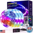 CHARKEE 100ft IP65 Bluetooth led Strip Lights Waterproof Outdoor Tape Lights