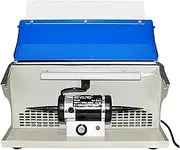 Benchtop Polishing Buffing Machine, 180W Jewelry Buffer Polisher with Light, DM-5 Jewelry Tabletop Polishing Machine with Dust Collector, for Grinding and Polishing Jewelry, Rock