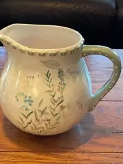 A religious Dickson's Pitcher with psalm 145.9- Trust-Rejoice-Believe