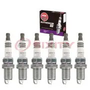 6 pcs NGK Ruthenium HX Spark Plugs for 1997-2002 Volkswagen Jetta 2.8L V6 - jt