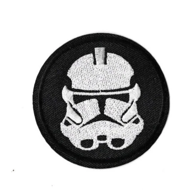 STORMTROOPER Iron on Sew on Patch Embroidered Badge Motif Movie Star Wars PT403
