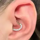 Heart Daith Jewelry, Daith Earring, Daith Piercing, Rook Ring, Cartilage, Helix