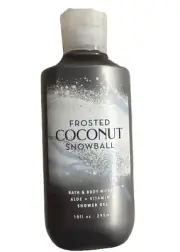 Bath & Body Works Shower Gel 10 oz Frosted Coconut Snowball body wash