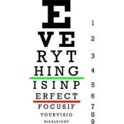 PECULA Eye Chart Snellen Vision. Brand New.