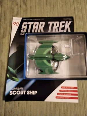 Star Trek Romulan Scout Ship Ship & Magazine #90 Eaglemoss