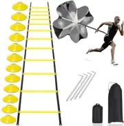 Emapoy Speed Agility Ladder Training Set, 12 Rung Agility Ladder, with Carry Bag