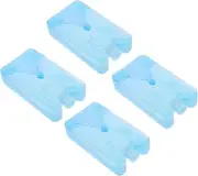Ice Boxes 4 Pack Pouch for Lunch Boxes Safe Material Design for Fruit Veg Transport