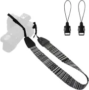 WANBY Camera Strap Canvas Neck Shoulder Strap with Quick Release Buckles