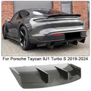 For Porsche Taycan 9J1 Turbo S 19-24 DRY CARBON Rear Bumper Diffuser Lip Spoiler (for: Porsche)