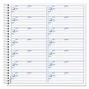 Tops Voice Mail Log Book 8 1/2 X 8-1/4 1 400-Message Book 44165