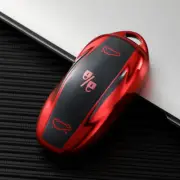 For Tesla Model 3 Soft TPU Car Remote Key Fob Cover Case Shell Holder