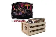 Crosley Record Storage Crate & Nirvana MTV Unplugged Vinyl Album Bundle