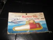 Sealed Battery Operated Marine toy w/Detachable Waterproof Electric Motor -Marx