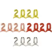 32" Number Balloon 2020 Foil Balloons Stand Alone New Year Eve Grad Prom Rose US