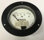 1201PG-1C-3.5F-0-15PSID, Orange Research Differential Pressure Gauge
