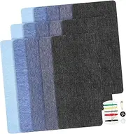 MOKKHNB 15Pcs Iron Jean Patches for Clothing Repair Decorative Fabric Patches for for Various Needs for Fashion Reinforcement and DIY Projects