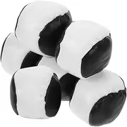 Yardwe 6pcs Outdoor Bean Bags for Tossing PVC Small Sandbags for Games for Parent Interaction and Coordination Activities for Indoor and Outdoor Fun