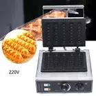 Commercial Electric Waffle Maker Non-stick Lolly Hotdog Waffle Baker Machine