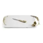 NEW Michael Aram Tulip Cheese Board with Knife (No Box-Never Used) MRSP: $250.00