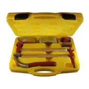 PANEL BEATING SET REPAIR 6 PIECE GENUINE HICKORY HAMMER AND DOLLY KIT