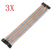 120pcs 30cm Female To Female Breadboard Wires Jumper Cable Dupont Wire