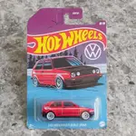 HOT WHEELS MERAH 風火輪 VOLKSWAGEN SERIES 2022 VW GOLF MK2 紅色 H