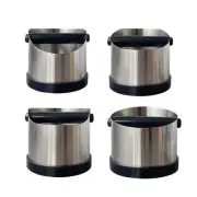 Stainless Steel Coffee Knock Box Ground Bin for Cafe Bar