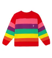 [The Animals Observatory] The Animals Observatory Red Logo Bull striped sweater Y 12 multicoloured