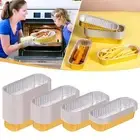 Pizza Aluminum Pan for Oven Disposable Aluminum Baking Sheet with Wire Rack Set