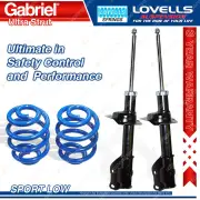 2 Front Sport Low Gabriel Ultra Strut Shocks + Lovells Springs for Mazda CX-7 ER