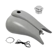 6.6 Gallon Stretch Gas Fuel Tank w/ Cap Fit For Harley Touring Road Glide 08-23