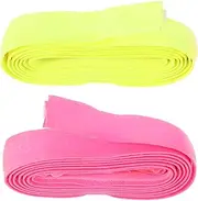 NOLITOY 2pcs Slip Paddle Grip Bands for Tennis Badminton Rackets Sweat Absorbing Overgrip Adhesive Tape Fit for Enhanced Performance Multi Sport Activities