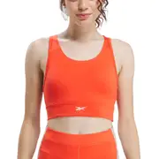 Reebok Id Train High-Support Bra Dynamic Red Women's Gym/Sports Activewear