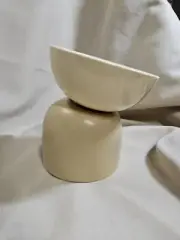 Elevated Cat Bowl Ceramic Tilted Anti Vomit and Whisker Fatigue