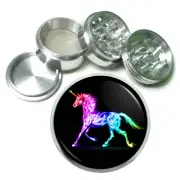 Unicorns D11 Aluminum Herb Grinder 2.2" 56mm 4 Piece Mythical Creature