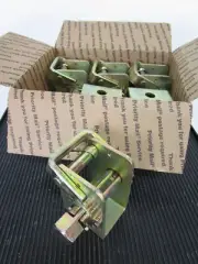 6pc Lashing Winch Binder Flatbed Truck Trailer Tie Down 2" Strap Bottom Mount