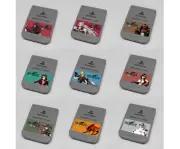 Final Fantasy VII Character Collection - Custom PS1 Memory Card Stickers