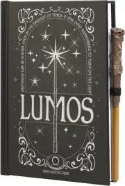 Grupo Erik Harry Potter Notebook A5 With Led Light & Wand Pen | Blank Notebook,